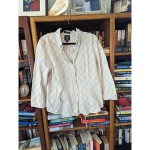 Facconable xl pastel chequered button down shirt